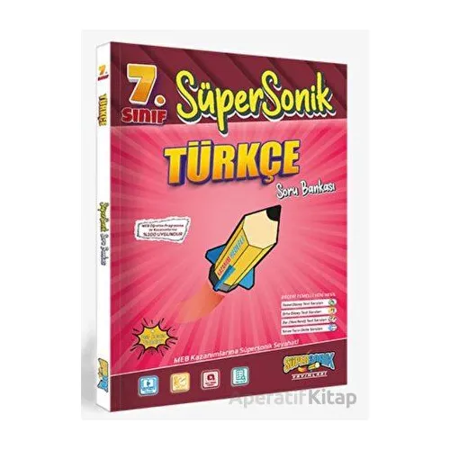 7.Sınıf Süpersonik Türkçe Soru Bankası Süpersonik Yayınları