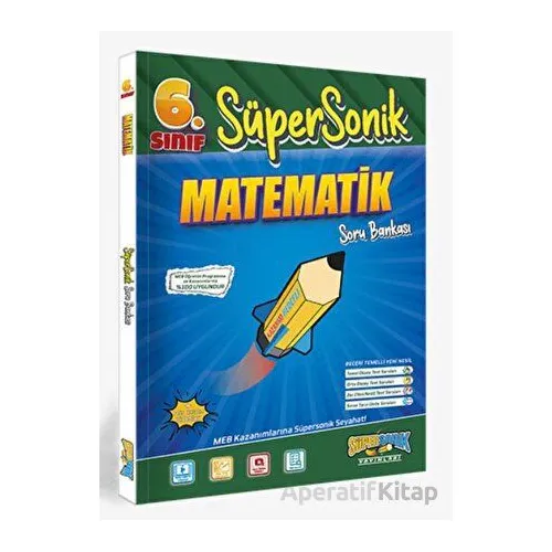 6.Sınıf Süpersonik Matematik Soru Bankası Süpersonik Yayınları