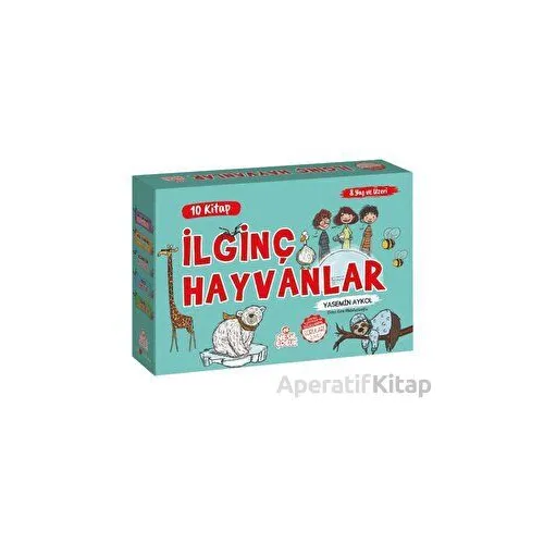 İlginç Hayvanlar (10 Kitap) - Yasemin Aykol - Nesil Çocuk Yayınları