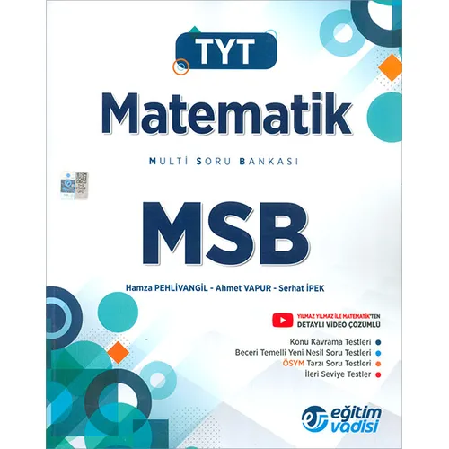 TYT Matematik MSB Multi Soru Bankası Eğitim Vadisi Yayınları