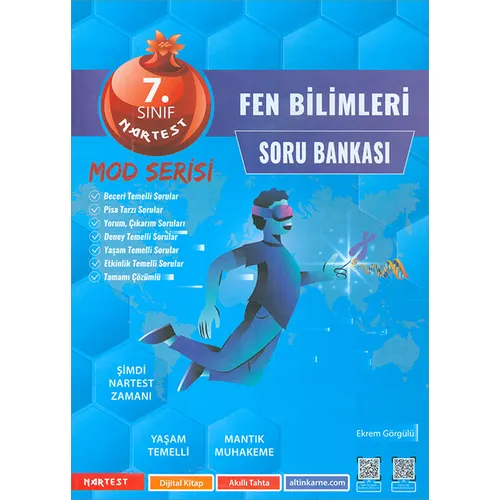 7.Sınıf Mod Fen Bilimleri Soru Bankası Nartest Yayınevi