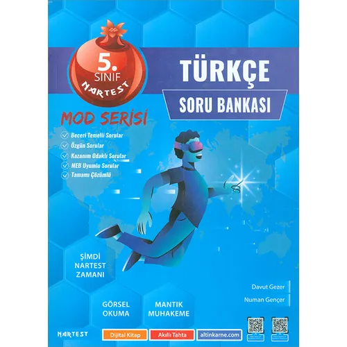 5.Sınıf Mod Türkçe Soru Bankası Nartest Yayınları