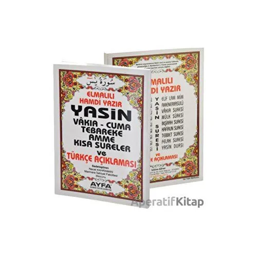 Yasin Çanta Boy, Mealli (Ayfa - 009) - Elmalılı Muhammed Hamdi Yazır - Ayfa Basın Yayın