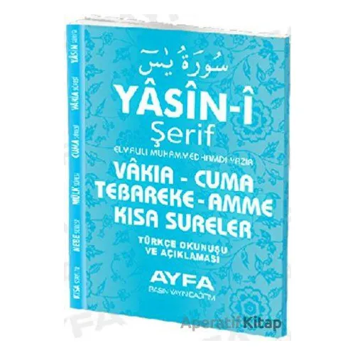 Çanta Boy Yasin (Türkçe Çevirili, Mavi) - 096M - Kolektif - Ayfa Basın Yayın
