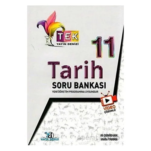 11.Sınıf Tarih TEK Serisi Video Çözümlü Soru Bankası (Kampanyalı) Yayın Denizi