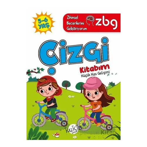 ZBG 5-6 Yaş Çizgi Kitabım - Zihinsel Becerilerimi Geliştiriyorum - Buçe Dayı - Kukla Yayınları