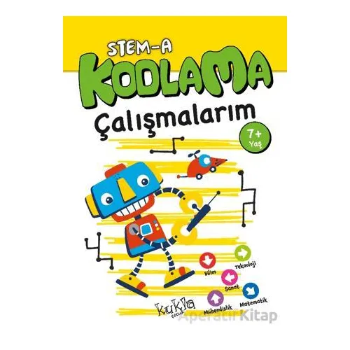 STEM-A 7+ Yaş Kodlama Çalışmalarım - Buçe Dayı - Kukla Yayınları
