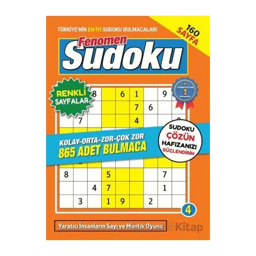 Fenomen Sudoku 4 - Kolektif - Maxi Yayıncılık