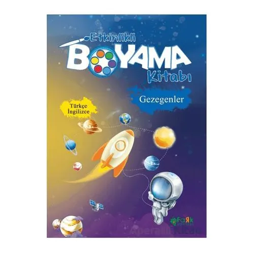 Etkinlikli Boyama Kitabı Gezegenler - Kolektif - Fark Yayınları