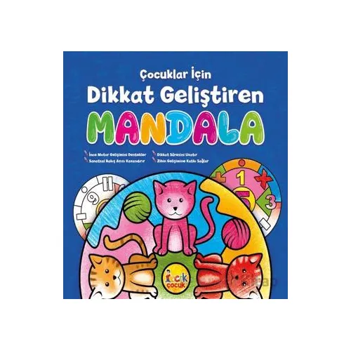 Çocuklar İçin Dikkat Geliştiren Mandala - Kolektif - Bıcırık Yayınları