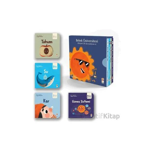 Bebek Üniversitesi - Hikayeli İlk Kavramlarım 4 - Çağrı Odabaşı - Sincap Kitap