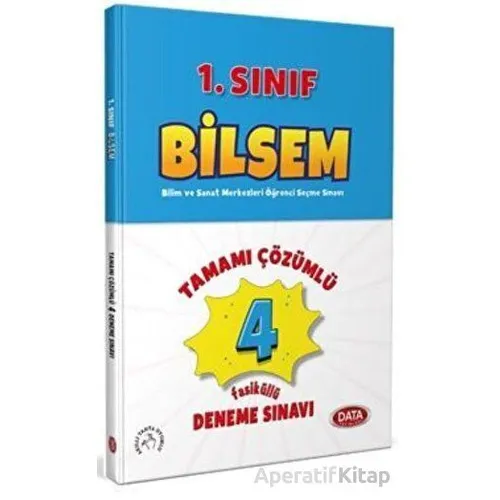 1.Sınıf BİLSEM Fasiküllü 4 Deneme Çözümlü Data Yayınları