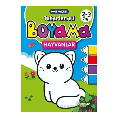Tekerlemeli Boyama Hayvanlar 2 - 3 Yaş - Buçe Dayı - Pinokyo Yayınları