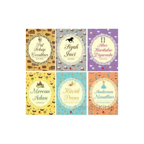 Çocuk Klasikleri Seti - 6 Kitap (8 Yaş ve Üzeri) - Kolektif - Peta Kitap