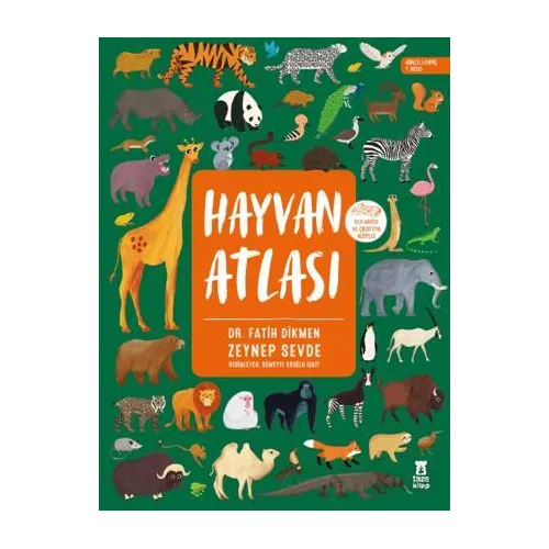 Hayvan Atlası (Dünya Haritası ve Çıkartma Hediyeli) - Zeynep Sevde - Taze Kitap