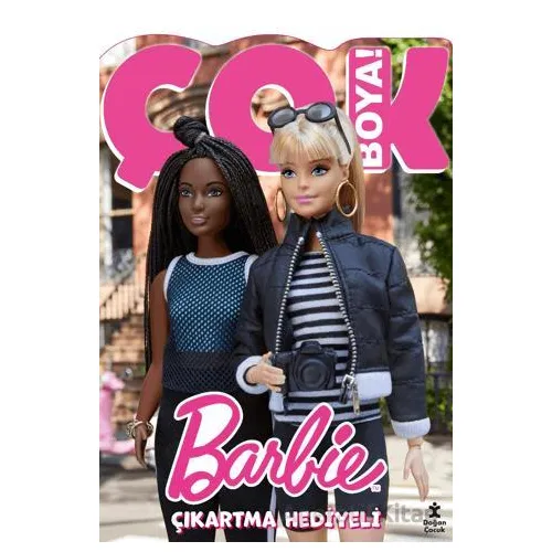 Barbie Çok Boya Çıkartmalı Dev Boyama Kitabı - Kolektif - Doğan Çocuk