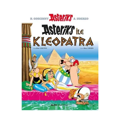 Asteriks ile Kleopatra - Rene Goscinny - Alfa Yayınları