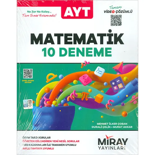 AYT Matematik 10 Deneme Miray Yayınları