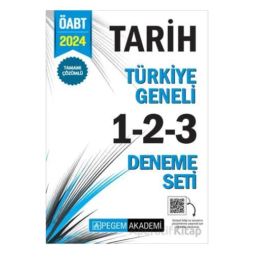 2024 KPSS ÖABT Tarih Tamamı Çözümlü Türkiye Geneli 1-2-3 (3lü Deneme Seti)