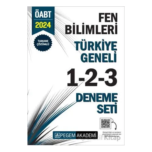 2024 KPSS ÖABT Fen Bilimleri Tamamı Çözümlü Türkiye Geneli 1-2-3 (3lü Deneme Seti)