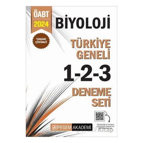 2024 KPSS ÖABT Biyoloji Tamamı Çözümlü Türkiye Geneli 1-2-3 (3lü Deneme Seti)