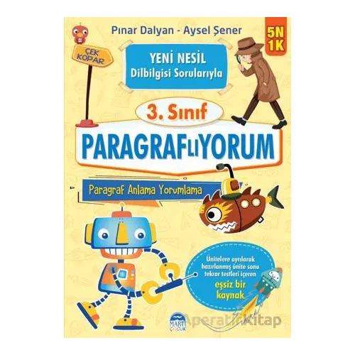 Paragraflıyorum 3. Sınıf - Aysel Şener - Martı Çocuk Yayınları