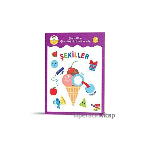 Eğlenceli Öğretici Etkinlikler Serisi - Şekiller - Kolektif - Dikkat Atölyesi Yayınları