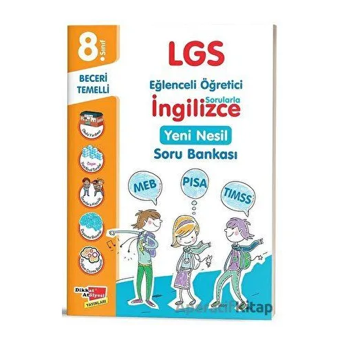 8. Sınıf LGS İngilizce Yeni Nesil Soru Bankası - Kolektif - Dikkat Atölyesi Yayınları