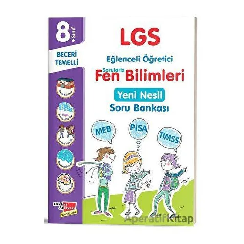 8. Sınıf LGS Fen Bilimleri Yeni Nesil Soru Bankası - Kolektif - Dikkat Atölyesi Yayınları