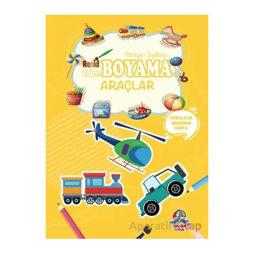 Renkli Kalem Boyama - Araçlar - Kolektif - Yağmur Çocuk