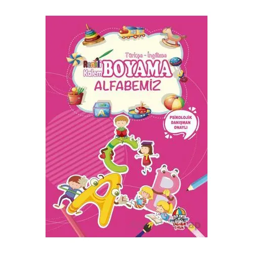 Renkli Kalem Boyama - Alfabemiz - Kolektif - Yağmur Çocuk