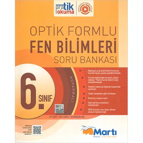 6.Sınıf Fen Bilimleri Soru Bankası Martı Yayınları