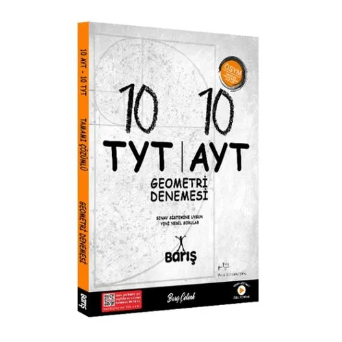 Barış Çelenk TYT AYT Geometri Denemesi 10X10