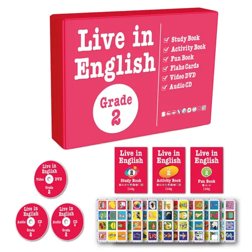 2. Sınıf İngilizce Öğrenme Seti Live in English