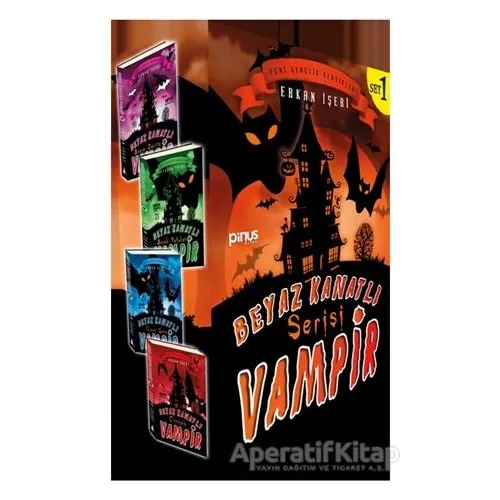 Beyaz Kanatlı Vampir Seti - 1 (4 Kitap Takım) - Erkan İşeri - Pinus Kitap