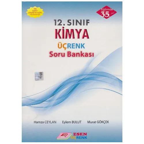 Esen 12. Sınıf Kimya Üçrenk Soru Bankası