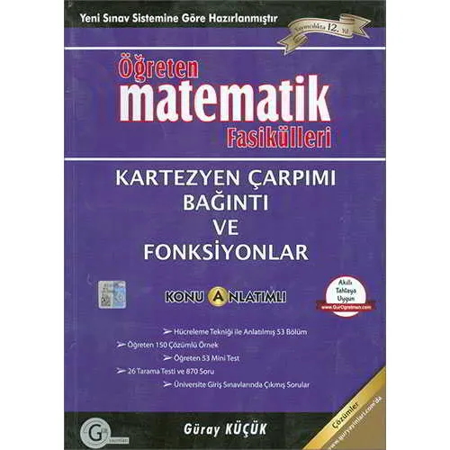 Gür Kartezyen Çarpımı Bağıntı ve Fonksiyonlar Öğreten Matematik Fasikülleri