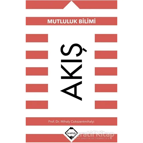 Akış: Mutluluk Bilimi - Mihaly Csikszentmihalyi - Buzdağı Yayınevi