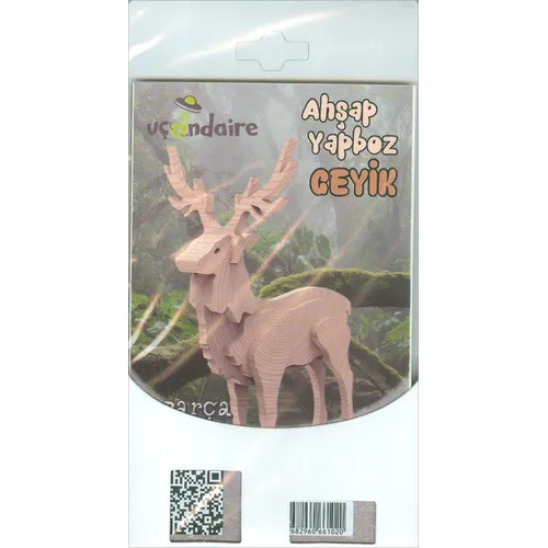 Uçandaire Ahşap Yapboz GEYİK