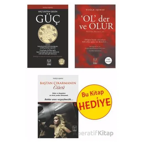 Hiç’likten Gelen Güç - Ol Der ve Olur - 2 li Set - Tuğçe Işınsu - Feniks Yayınları