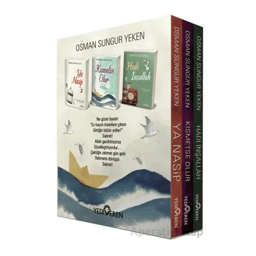 Osman Sungur Yeken (3 Kitap Kutulu) - Osman Sungur Yeken - Yediveren Yayınları