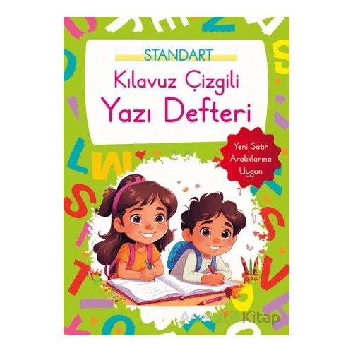 Kılavuz Çizgili Yazı Defteri Büyük Boy - Yeşil - Kolektif - Parıltı Yayınları