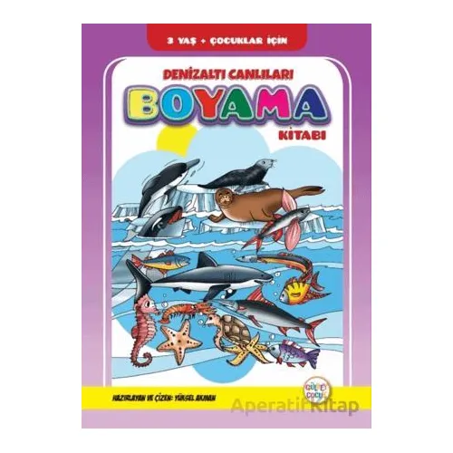 Denizaltı Çanlıları Boyama Kitabı - Kolektif - Gülbey Yayınları