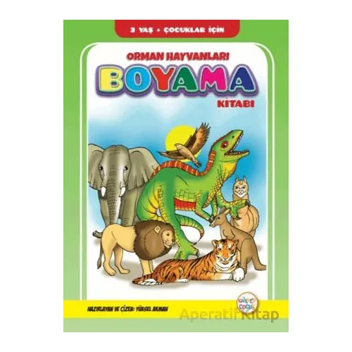 Orman Hayvanları Boyama Kitabı - Kolektif - Gülbey Yayınları