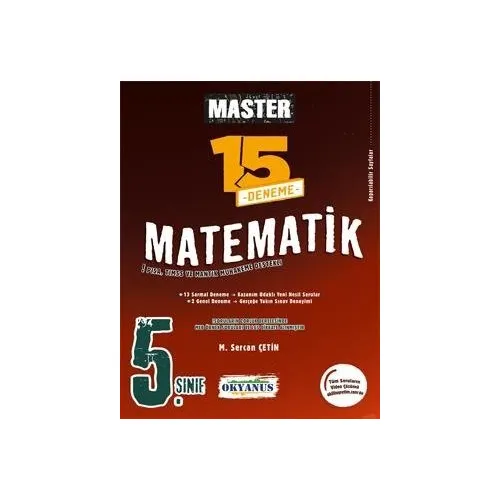 Okyanus 5. Sınıf Matematik Master 15 Matematik Deneme