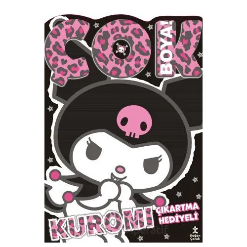 Kuromi - Çok Boya! Çıkartmalı Dev Boyama Kitabı - Kolektif - Doğan Çocuk