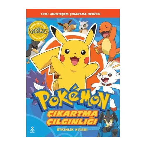 Pokemon - Pikachu Çıkartma Çılgınlığı Etkinlik Kitabı - Kolektif - Doğan Çocuk