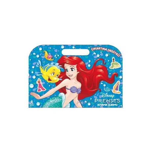Disney Prenses Çıkartma Hediyeli Boyama Albümü - Kolektif - Doğan Çocuk