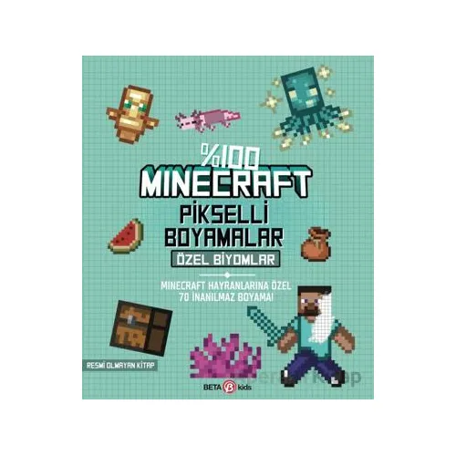 Minecraft Pikselli Boyama - Özel Biyomlar - Kolektif - Beta Kids