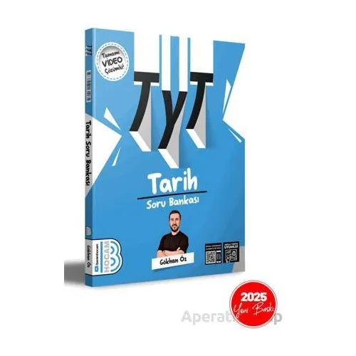 2025 TYT Tarih Tamamı Video Çözümlü Soru Bankası - Benim Hocam Yayınları